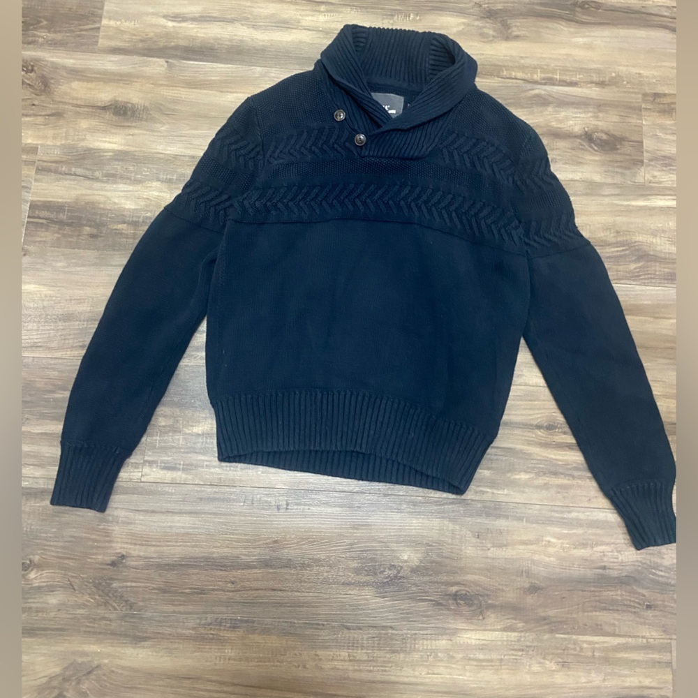 💗H&M Deep Blue Knit Sweater